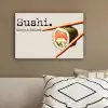 Sushi - Zalm - Rijst - Japans canvas 2cm klein -sfeer3