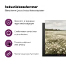 Illustratie - Landschap - Wit Inductie beschermer vinyl 3mm middel -zzzzzzz-cc-usp