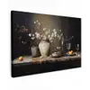 Stilleven - Bloemen - Boeket - Vaas - Wijn canvas 2cm klein -z3d