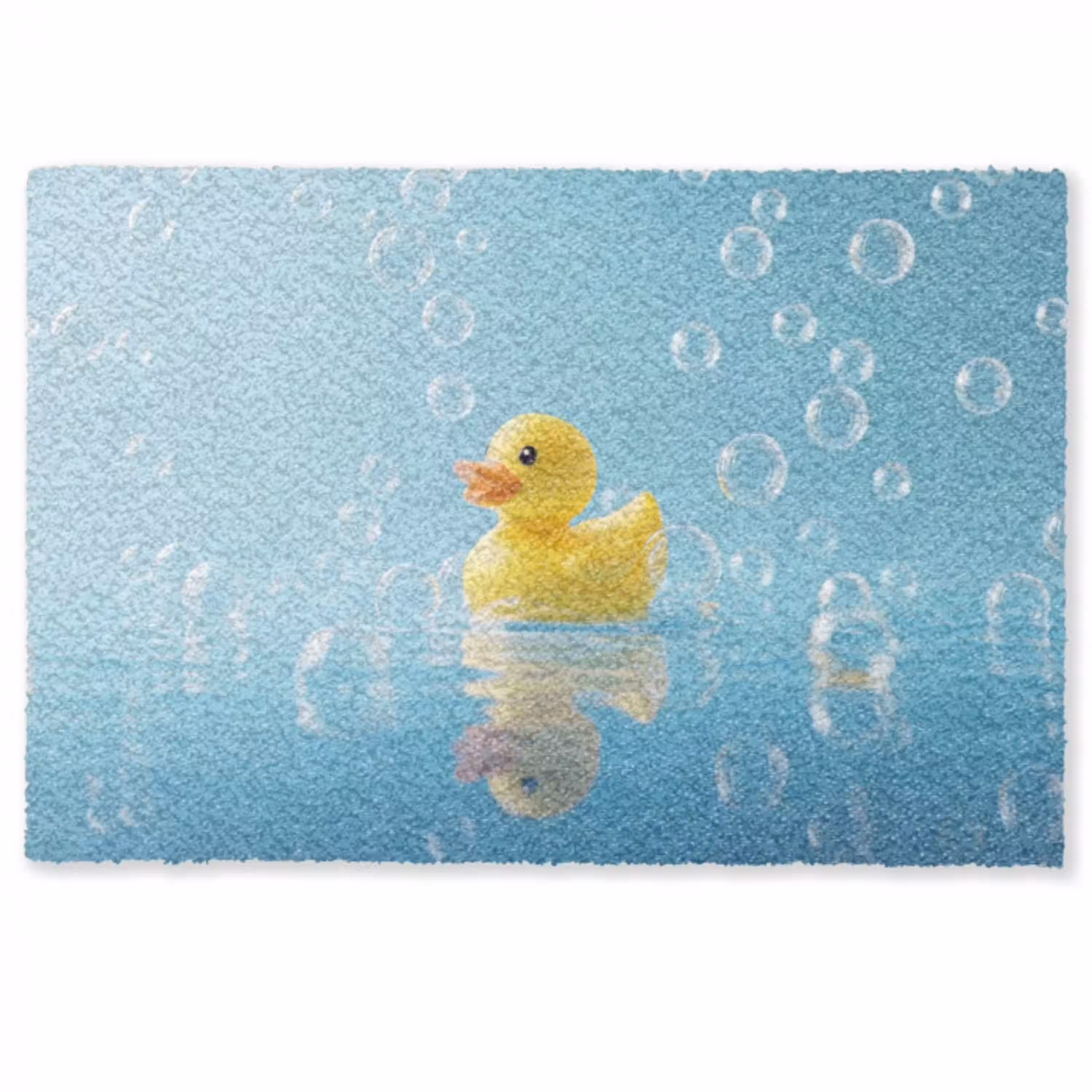 Bubbels - Badeend - Geel Deurmat klein -zkaufland3d