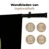 Papegaai - Veren - Opvallend - Groen Wandkleed katoen klein -sfeer2