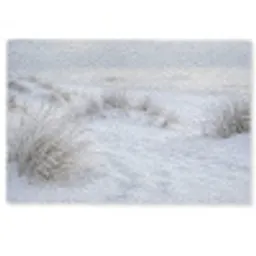 Duinen - Sneeuw - Strand - Winter - Serene Deurmat klein -zkaufland3d