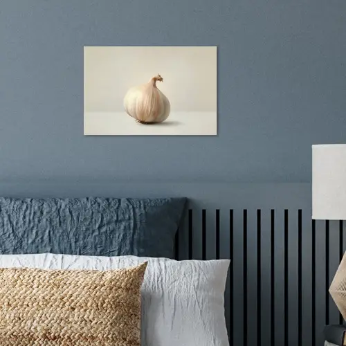 Knoflook - Natuurlijk - Beige poster papier klein -sfeer2