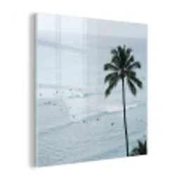 Oceaan - Palmbomen - Surfers plexiglas 5mm klein -z3d