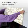 Tijger - Oerwoud - Beige Inductie beschemer met haakjes klein 777 -ky-ophangen-nl