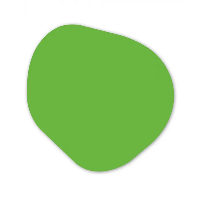 Groen - Kleuren - Natuur Wandcirkel Organisch Forex 3mm klein 629 -3d