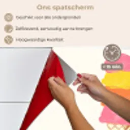 Schepijs - Hoorntje - Illustratie - Minimalistisch keuken achterwand spatscherm klein -spatscherm_NL