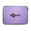 Maandag - Mok - Koffie - Paars laptophoes neopreen klein -3d
