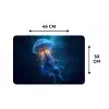 Kwal - Lichtgevend - Tentakels - Blauw Placemat vinyl groot -specs