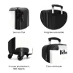 Kauwende Kobus NBS - Handbagage koffer - Kinderen Unisex middel zzzzzzzbolletjes_FR