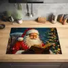 Kerstman - Kerst - Winter - Kerstboom Inductie beschermer vinyl 3mm klein -sfeer5