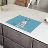 Dalmatiër - Zonnebril - Blauw Inductie beschermer vinyl 3mm klein -sfeer8