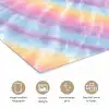 Hartvorm - Pastelkleuren - Tie Dye poster papier klein -closeup_NL