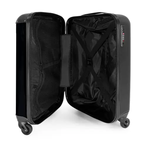 Zijaanzicht van een paard met vurige manen NBS - Handbagage koffer - Kinderen Unisex middel -binnenkant