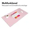 You're doing great - Roze - Kleurrijk Muismat XXL klein -ysfeer4_duits