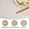 Sushi - Zalm - Rijst - Japans Akoestische PET Vilt - Rond klein -closeup_NL