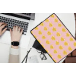 Katten - Patroon - Roze laptophoes neopreen klein 279 -bureau