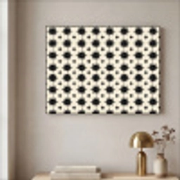 Stervormen - Geometrisch - Zwart Textielframe zwart klein 947 -sfeer2