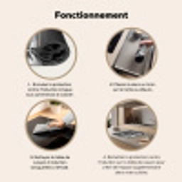 Luipaard - Zwart - Wit - Oog Inductie beschermer vinyl 3mm middel -usfeer9_FR