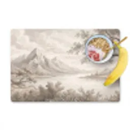 Landschap - Bergen - Meer - Natuur Placemat vinyl groot -zzzproduct_Kitchenyeah-website