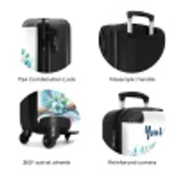 Boudewijn Blauwvacht NBS - Handbagage koffer - Kinderen Unisex middel zzzzzzzbolletjes_ENG