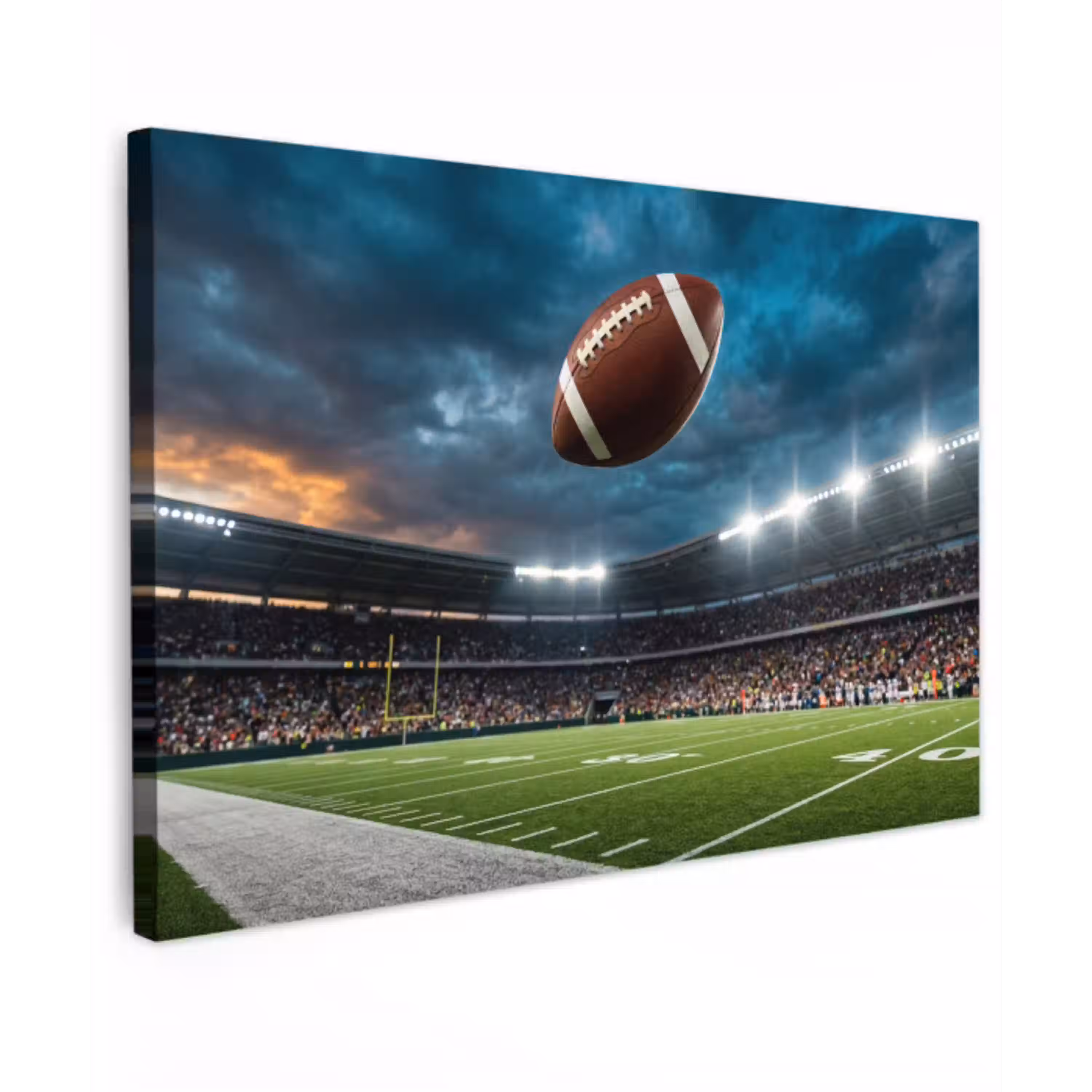 Football - Bal - Stadion - Sport canvas 2cm klein -z3d