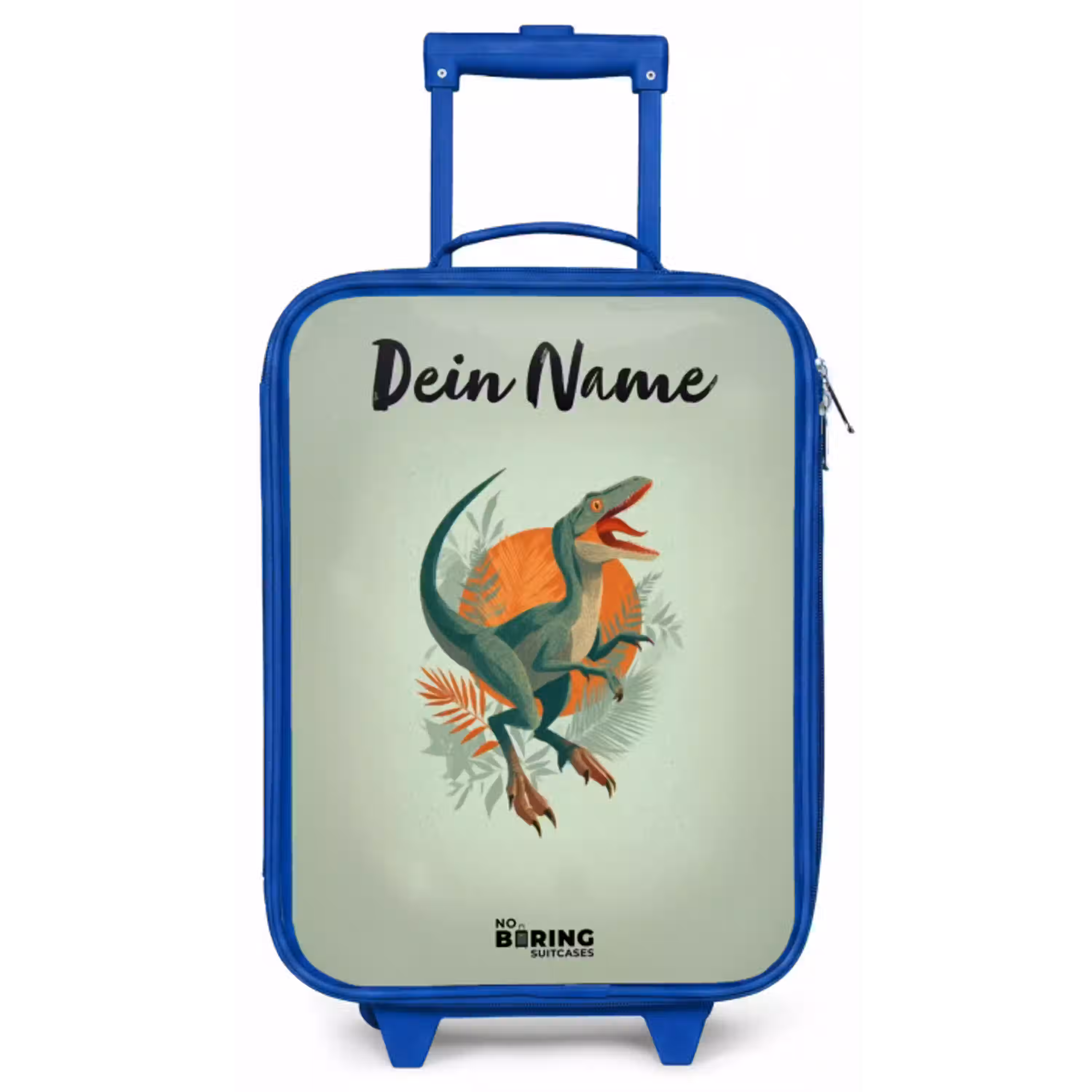 Dier - Dino - Natuur Kinderkoffer - Blauw klein -zz3dotto
