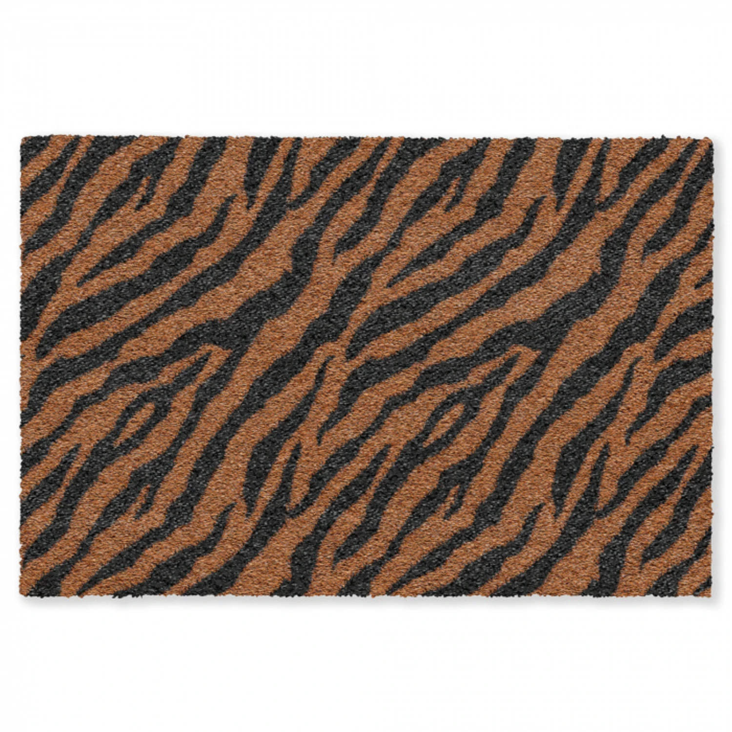 Tijger - Vacht - Zwart Vloerkleed Rechthoek klein 1091 -3d