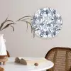 Aap - Jungle - Blauw Wandcirkel plexiglas klein 852 -sfeer4