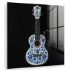Ukelele - Delfts - Blauw - Muziek plexiglas 5mm klein -zzzproduct_nieuw