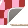 Pinky up - Geblokt - Bordeauxrood Badmat klein -USP_AntislipDE