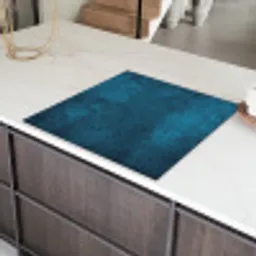 Natuursteen - Beton - Steen - Blauw Inductie beschermer vinyl 3mm middel -sfeer8