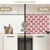 Waaier - Motief - Terra keuken achterwand 2 middel 871 -voor-na2_FR
