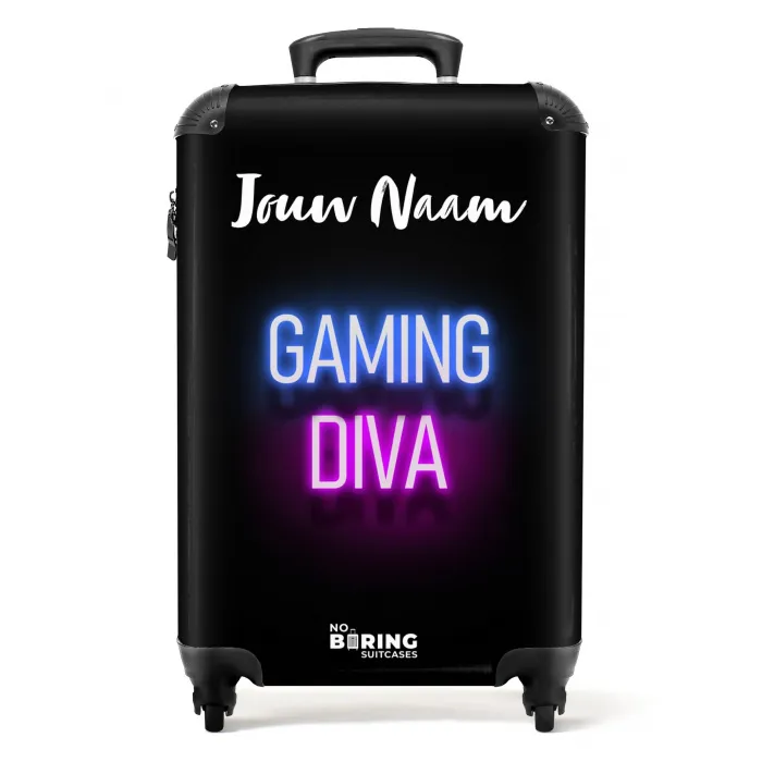 Gaming Diva NBS - Handbagage koffer - Kinderen Unisex middel -productfoto_recht