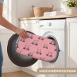 Golfkar - Retro - Roze Badmat klein 997 -USP_WasbaarDE