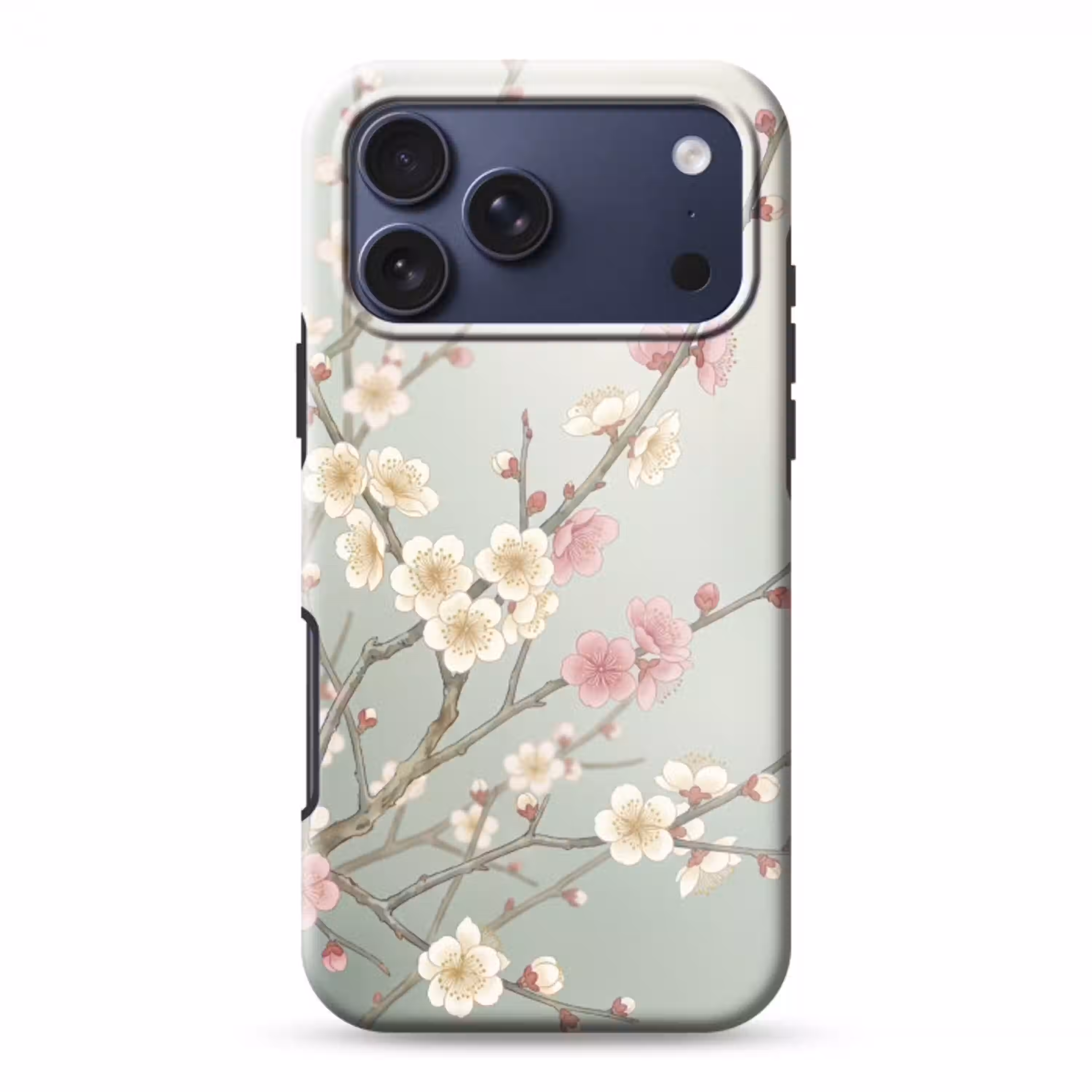 Kersen - Bloesem - Groen Toughcase MagSafe Apple iPhone 17 Pro Max klein -3d