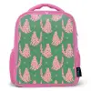 Groen - Katten - Stippen - Sterren Kinderrugzak - Roze middel 863 -3d