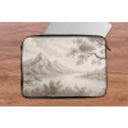 Landschap - Bergen - Meer - Natuur laptophoes neopreen klein -tafel