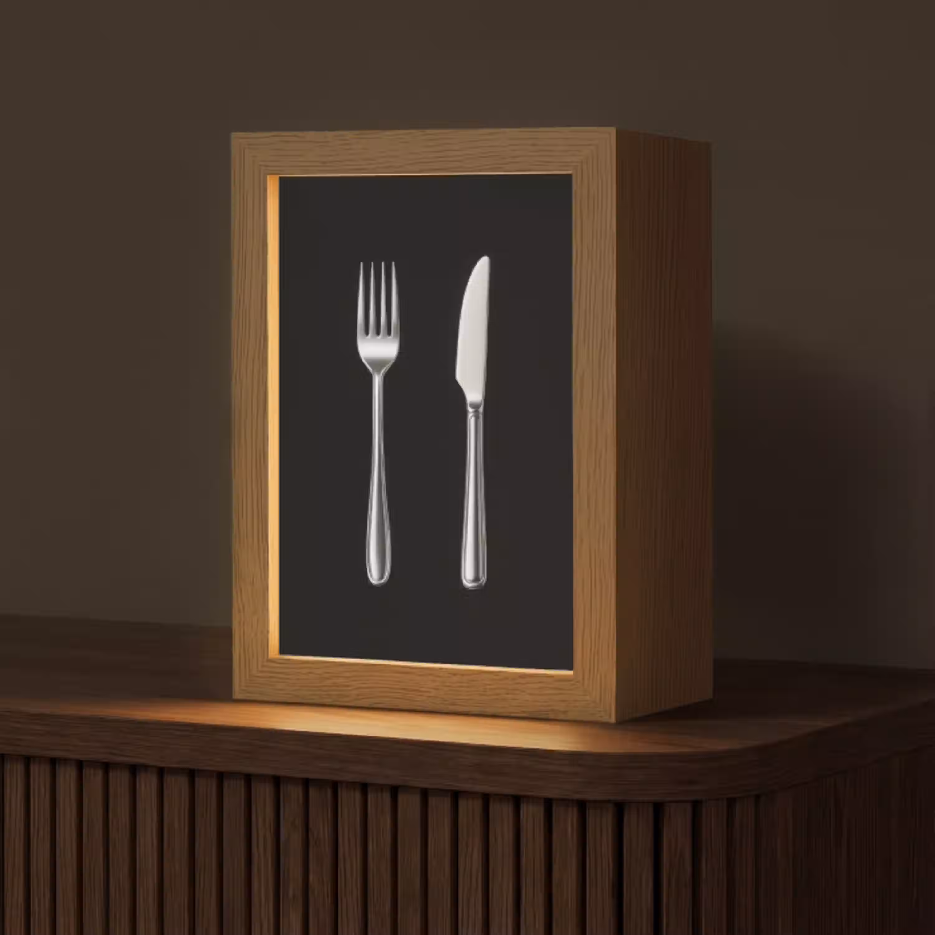 Bestek - Klassiek - Elegant Light Box met kabel (Tafellamp) klein -z3d_website