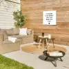 Spreuken - En dan denk ik aan Brabant - Quotes - Guus Meeuwis Tuinposter op houten frame 2 cm dik klein -sfeer2