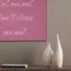eat me out don't stress me out - Roze - Minimalistisch PET vilt klein -sfeer6_closeup