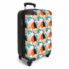 Divers gekleurde abstracte bladeren NBS - Handbagage koffer - Kinderen Unisex middel -productfoto_3d