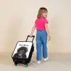 Charlie Chimp Kinderkoffer - Zwart klein -sfeer1