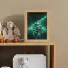 Vrachtwagen - Snelheid - Groen - Neon Light Box met kabel klein -sfeer2_kind