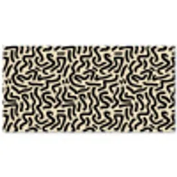 Abstract - Lijnen - Zwart Balkonbeschermer Duitsland klein 596 -zz_3d