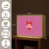 Girl power - Hart - Roze - Rood Light Box met batterij (Wandlamp) middel -USP_websiteoverzichtNL