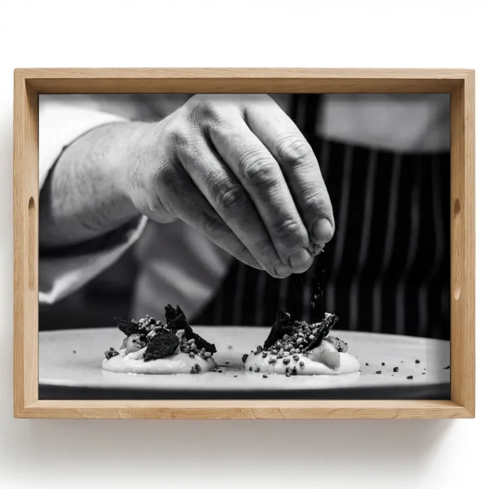 Chef - Garnering - Gerecht Dienblad Rechthoek middel -z3d_shopping