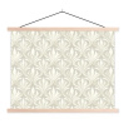 Barok - Patroon - Beige textielposter latten blank klein 122 -3d
