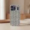 Klassiek - Stippen - Zwart Telefoonhoesje iPhone 17 Pro klein 878 -sfeer2