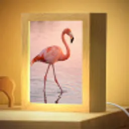 Flamingo - Water - Roze Light Box met kabel (Kinderlampje) klein -zzzz_3d_website